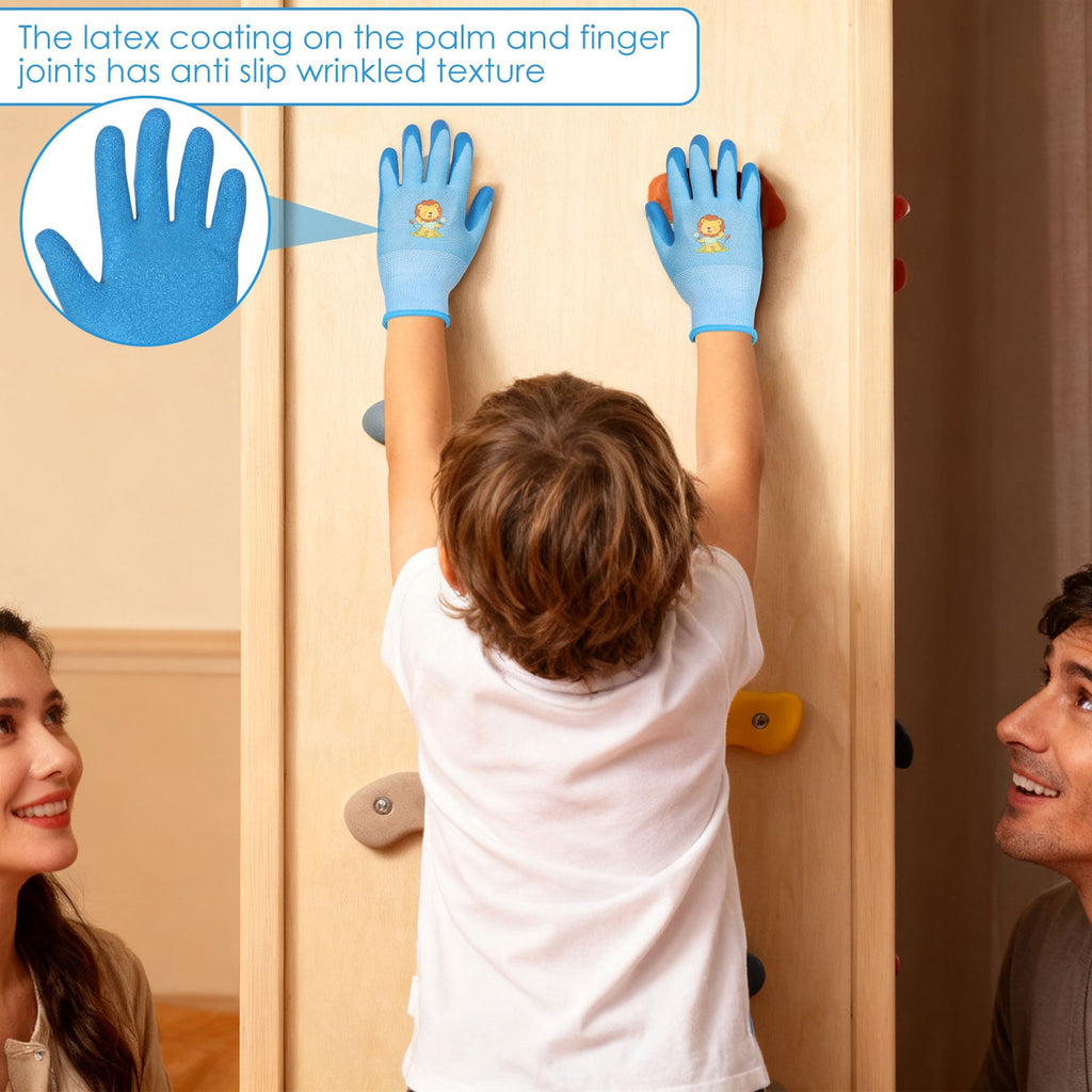48 Pairs Kids Gardening Gloves Non Slip Children Yard Work Glove Latex Coated Garden Hand Covers for Girls Boys Toddl... - Image 5