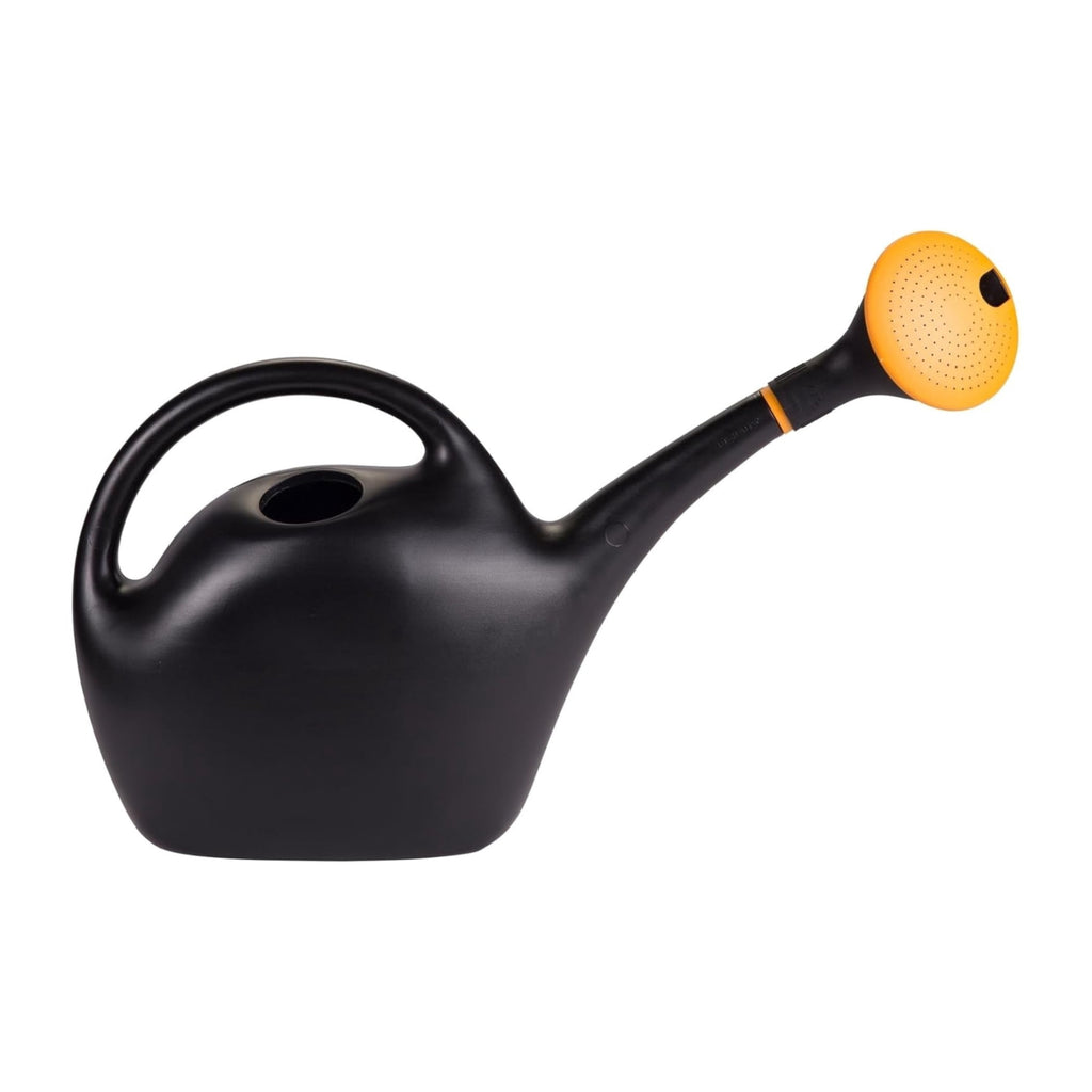 Easy Pour 1.6 Gallon (204 Fl Oz) Black Watering Can with Durable Construction, Dual Handles - Image 6