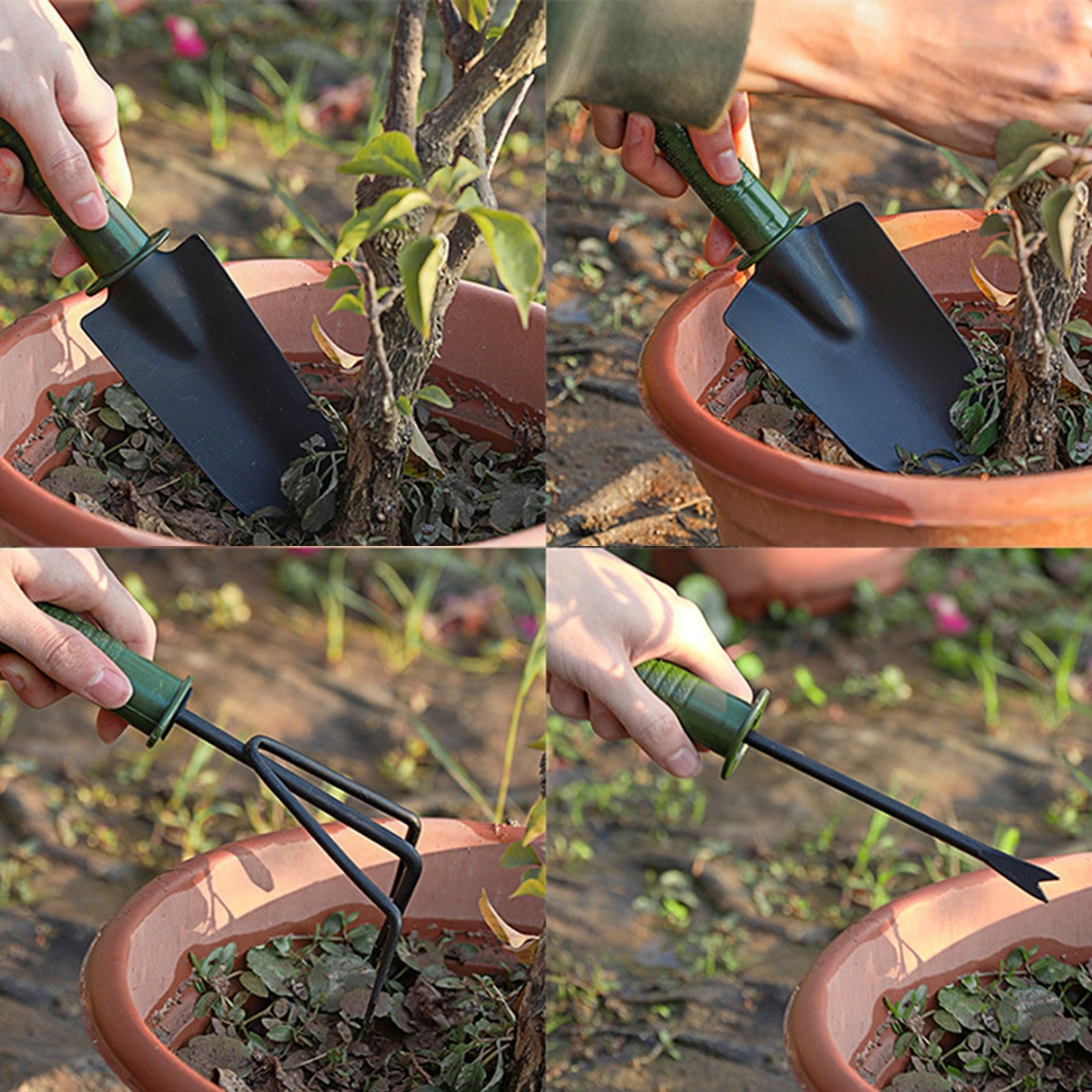 Set, Durable Steel Garden Hand , Non-Slip Rubber Handle, Perfect Gift for Men & Women, Quality Garden for Planting an... - Image 5