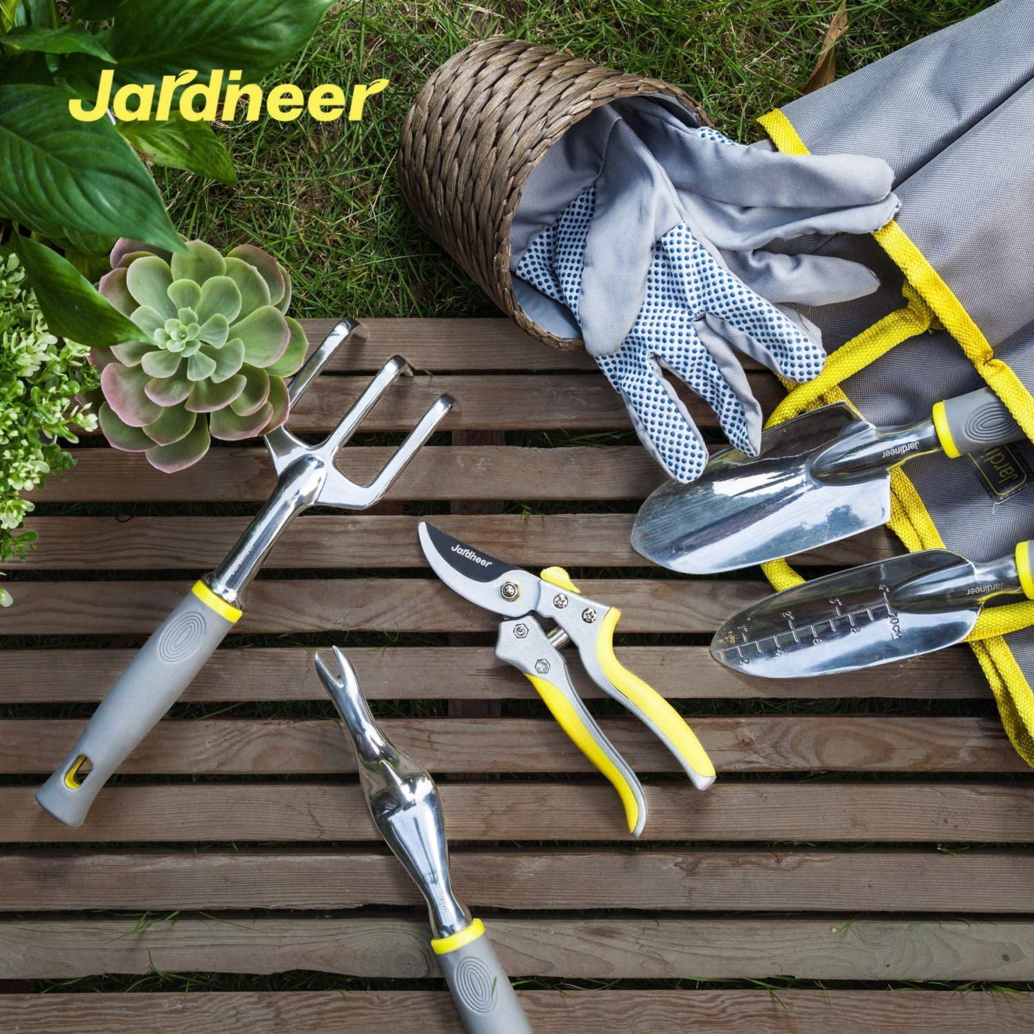Garden Tools Set, 8PCS Heavy Duty Garden Tool Kit,Gardening Tools Gifts for Women and Men - Image 5