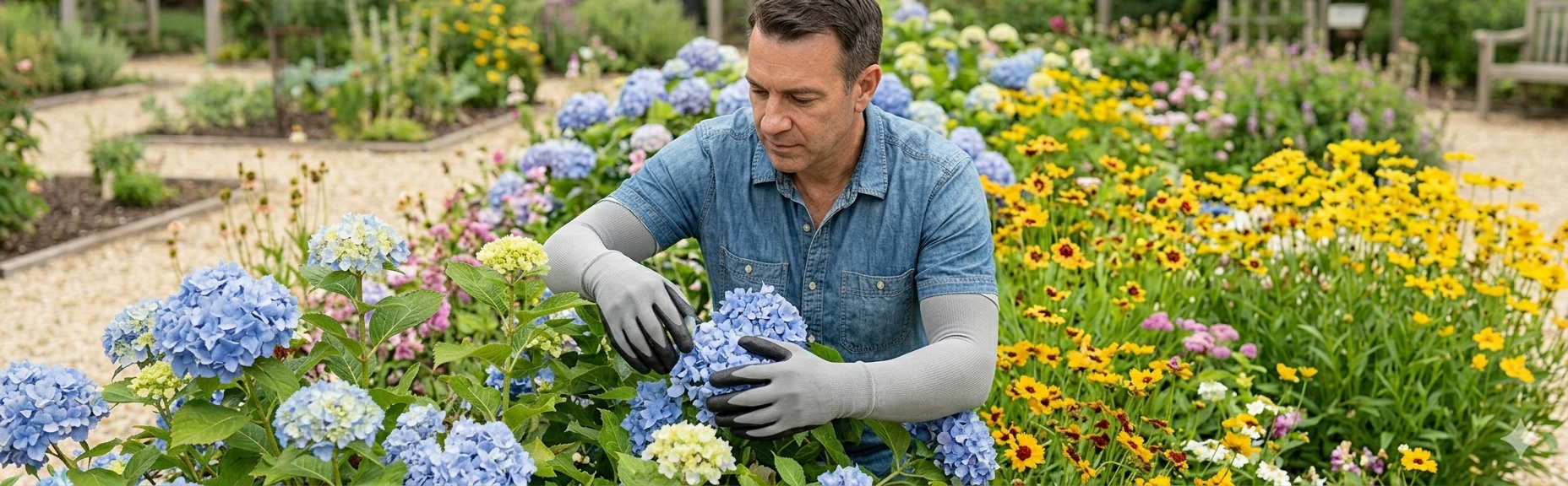 Long Gardening Gloves, Extended Sleeves, No-Slip Grip, Strong Durable Garden Work Glove, Protective Flexible Sleeve, ... - Image 3
