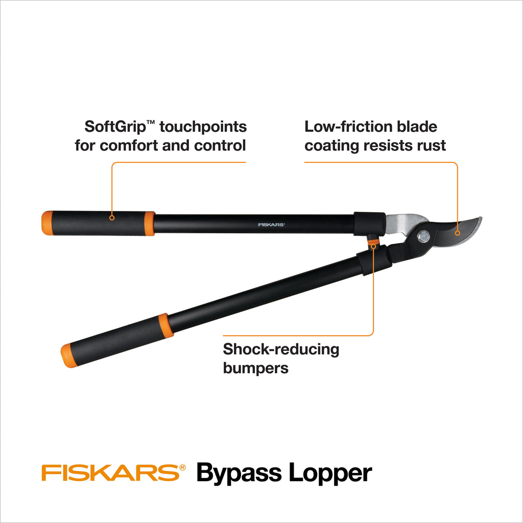 28" , Steel Blade Garden Bypass Lopper and Tree Trimmer, 1.5" Diameter Cutting Capacity - Image 3