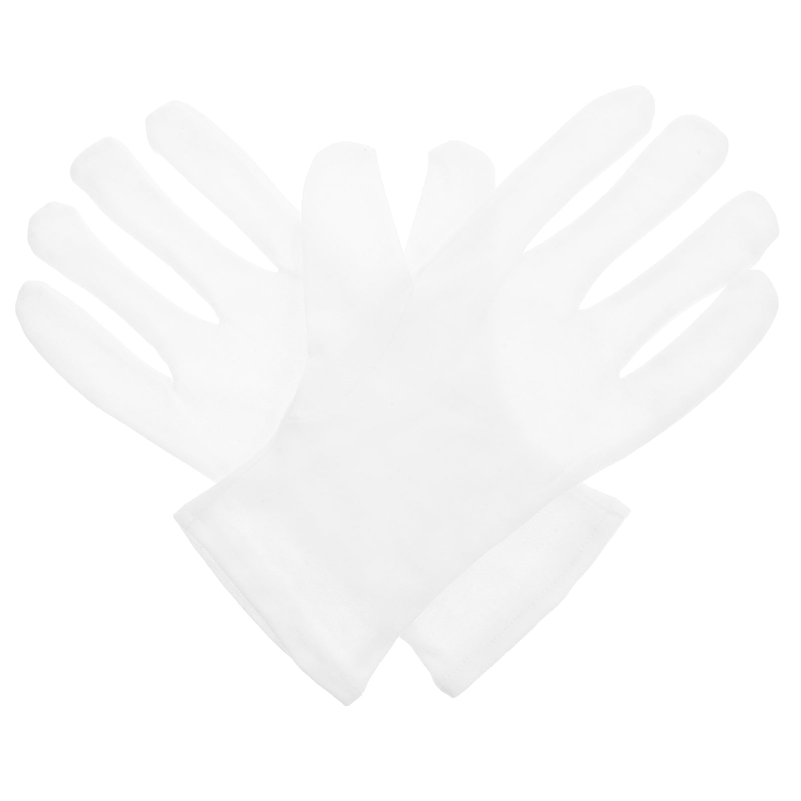 2-Pack Cotton Work Gloves for Men and Women, Protective Garden Gloves for Outdoor and Industrial Use