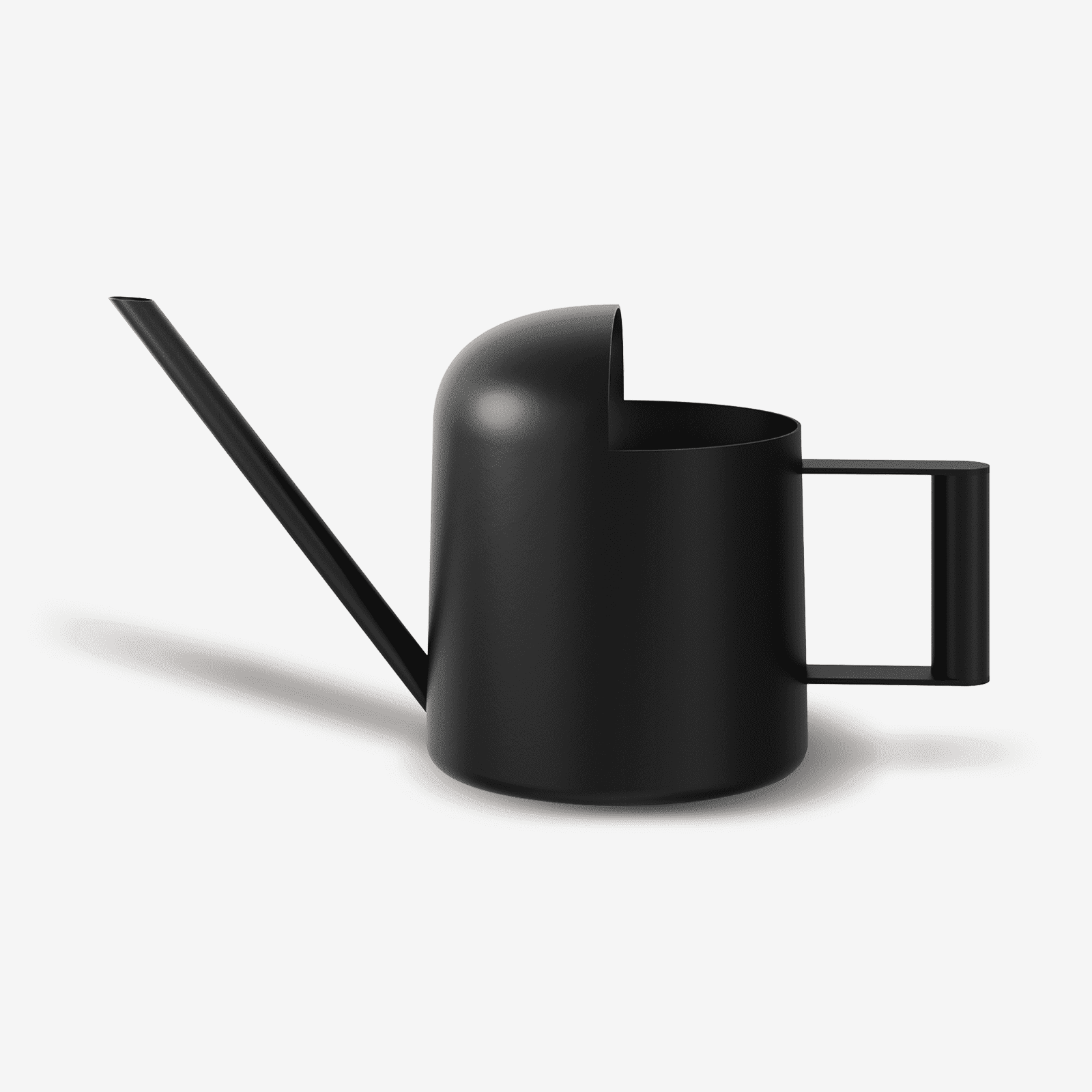 Bamworld Small Watering Can Indoor Outdoor Plant Black Metal Stainless Steel Long Spoutt Flowers Watering Cans for House Garden Plants 10OZ