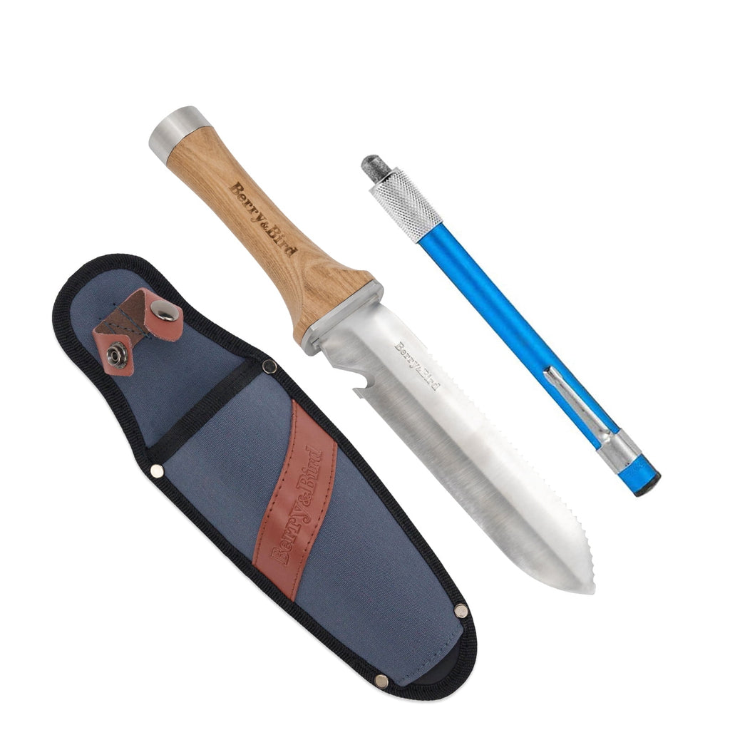 Berry&Bird Hori Hori Garden Knife Multipurpose Gardening Tool Set