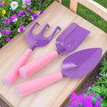 Children's Gardening Tools Set, Colorful Ergonomic Small Shovel Rake, Iron Rust-Proof Hand Tools for Flowers Planting...