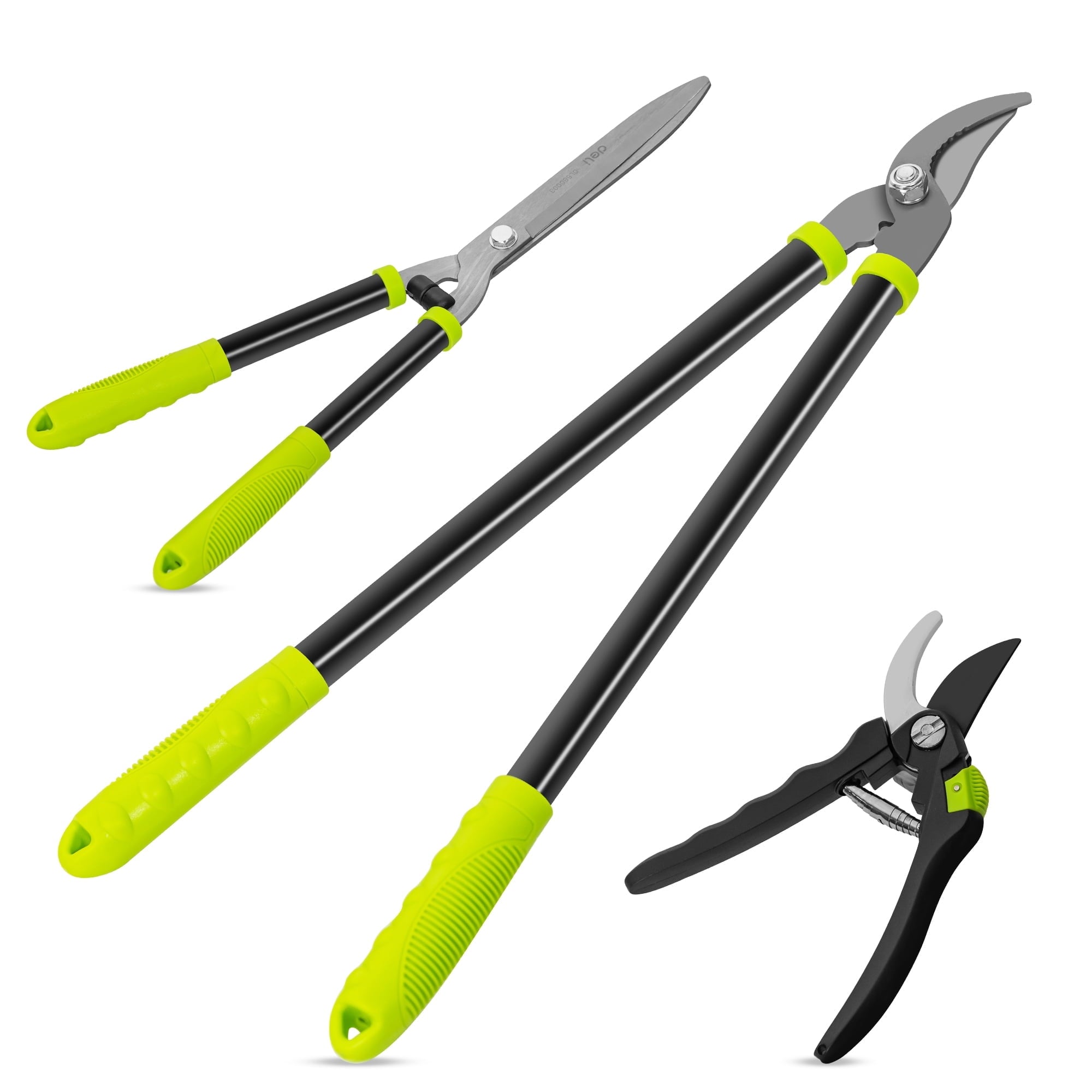 Clippers & Pruners Set, Shears Garden Tools, Heavy Duty Tree & Shrub Care Kit for Yard, Lawn & Garden, Branch Cutter ...