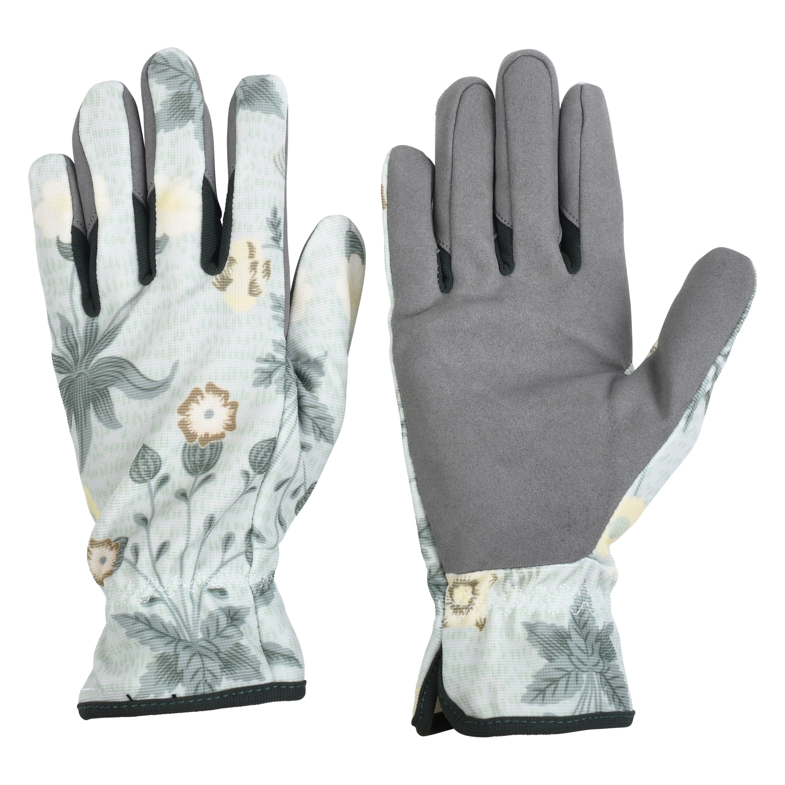 effiegu Garden Shop Floral Women's Durable Gardening Gloves for Thorns, Dirt & Debris Protection