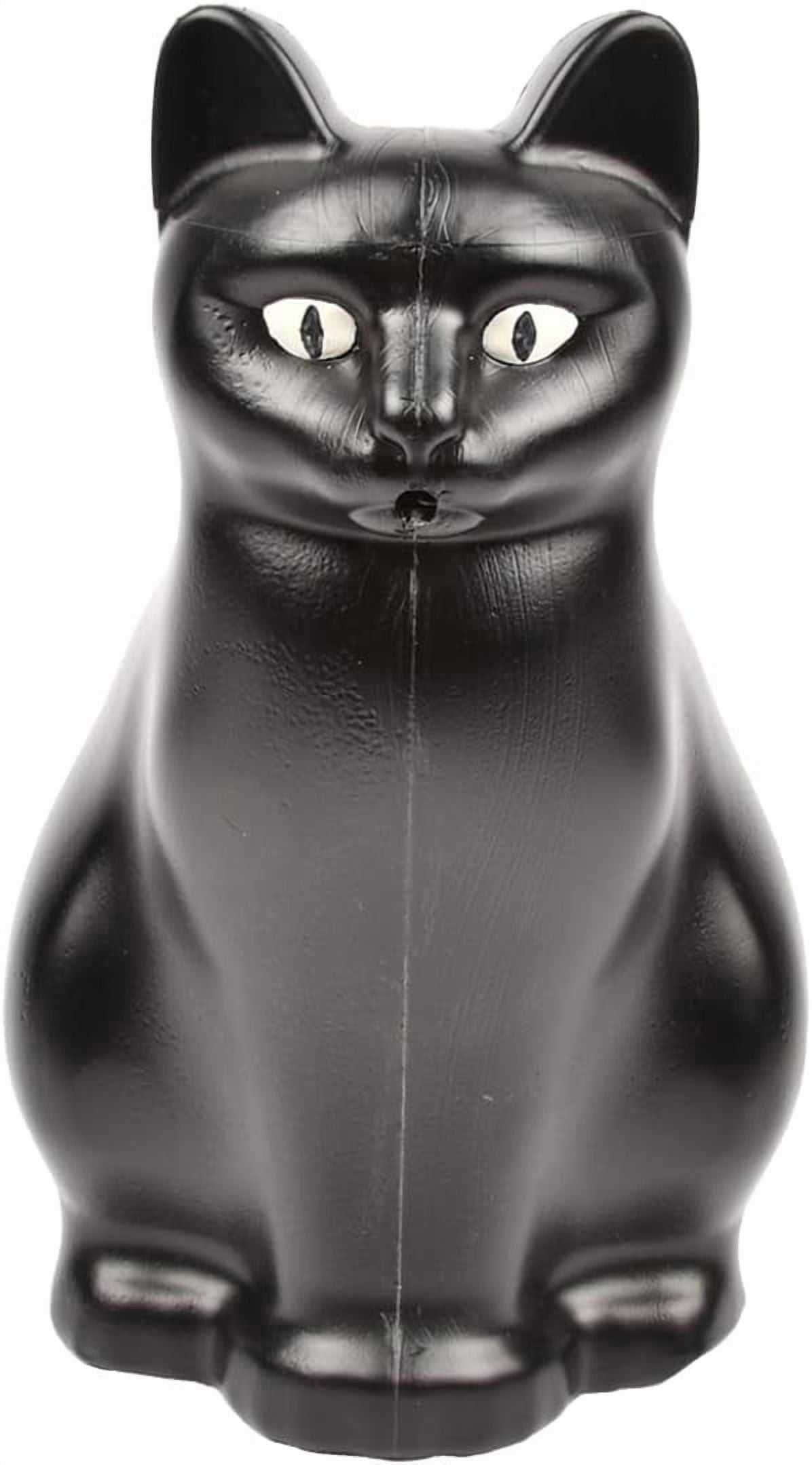 Plastic Cat Watering Can, 10.39 x 6.69 x 11.1 inches, Black