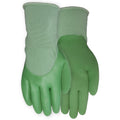 Ladies Double Dipped Latex Glove, Small, Green