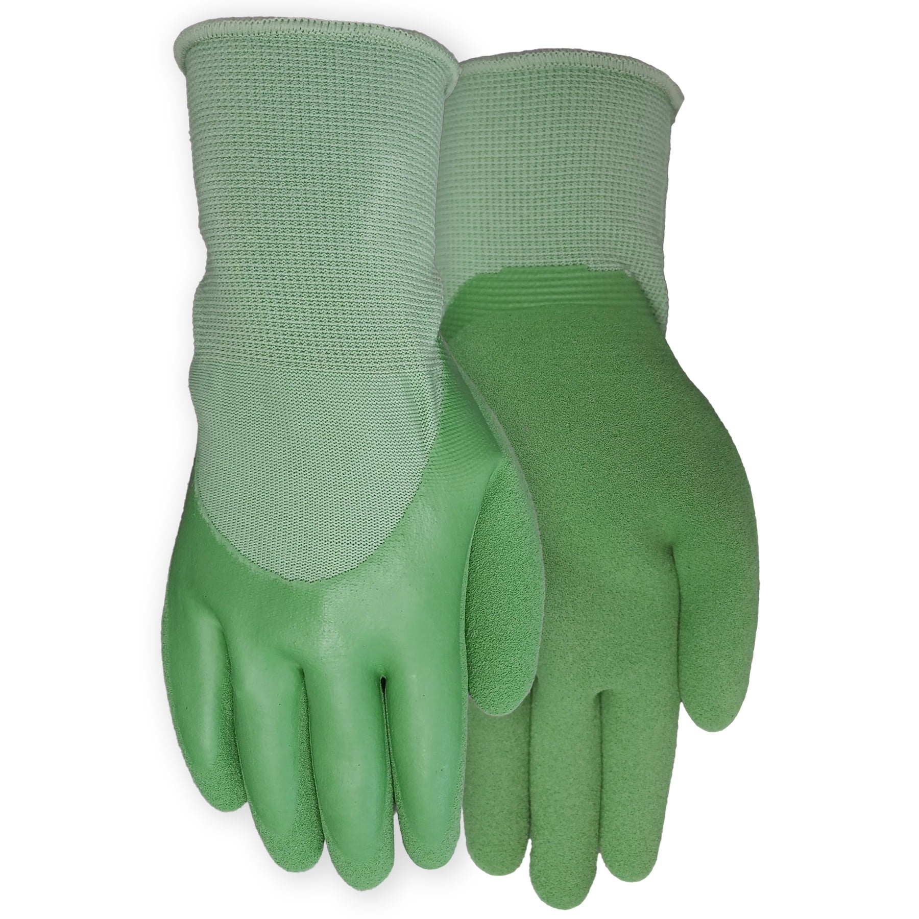 Ladies Double Dipped Latex Glove, Small, Green