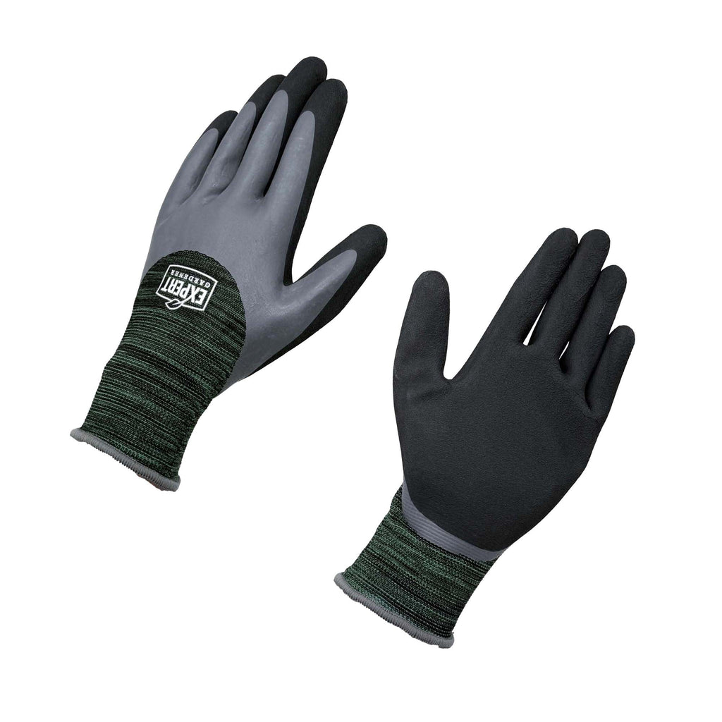Mens Coated Latex Gardening Gloves, Size L