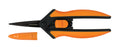 6" Micro-tip Garden Pruning Shears, Orange and Black