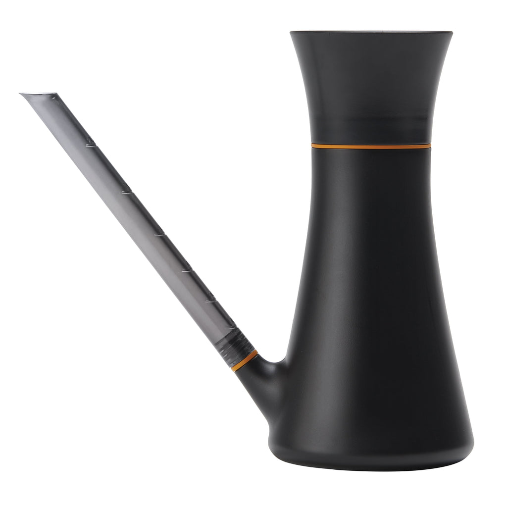 Indoor and More Watering Can, Orange and Black, 40 oz