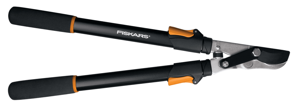 Fiskars Power-Lever Telescopic Lopper, Extendable Bypass Lopper 25"-37", 1-3/4" Dia. Cut Capacity