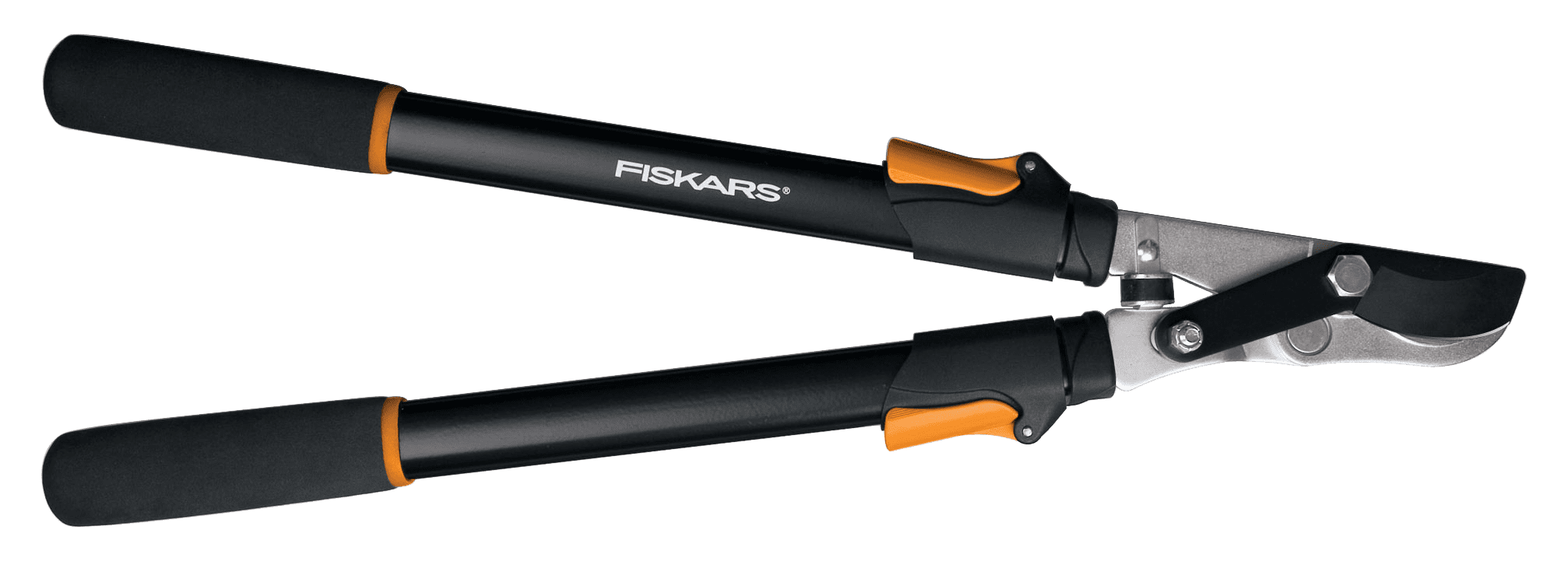 Fiskars Power-Lever Telescopic Lopper, Extendable Bypass Lopper 25"-37", 1-3/4" Dia. Cut Capacity