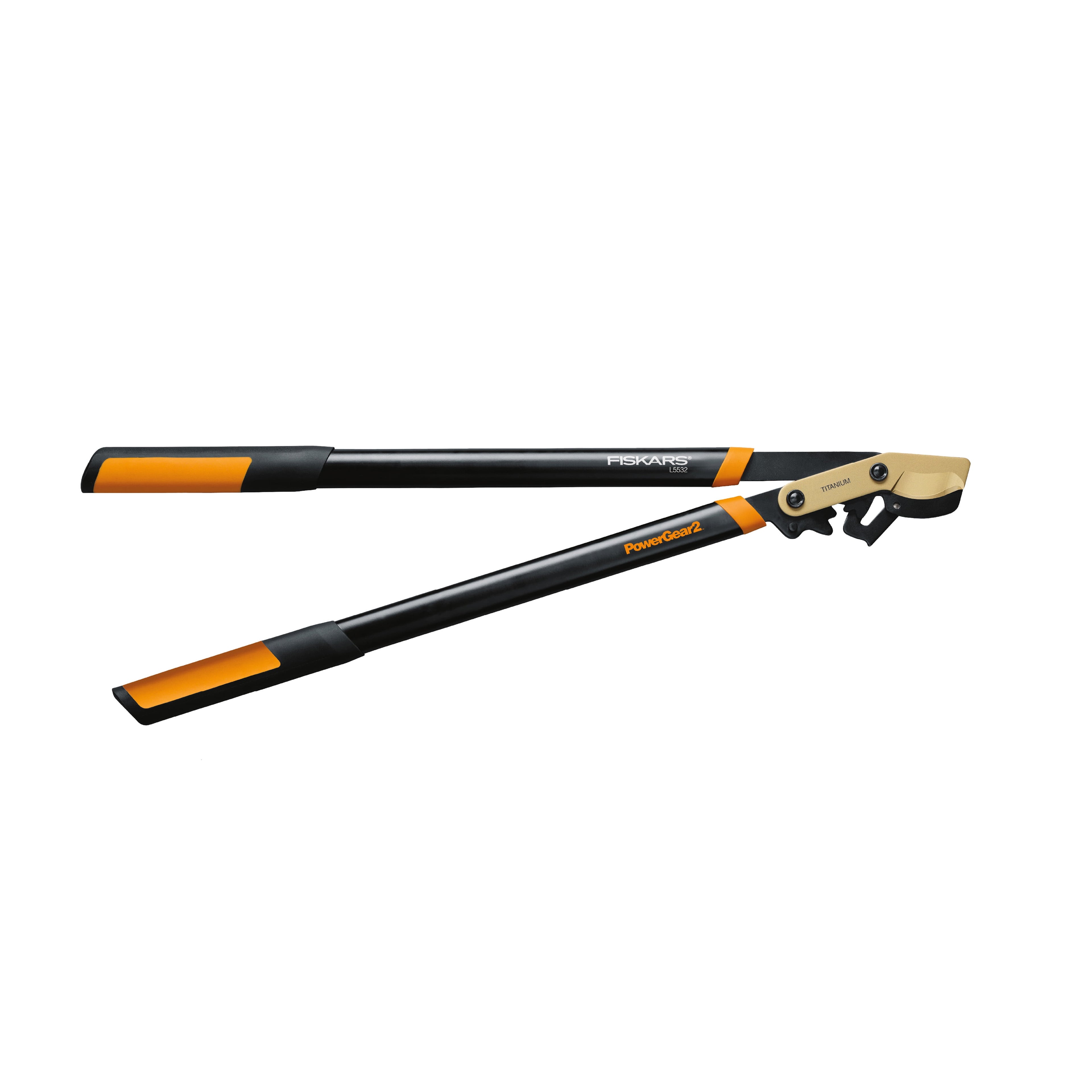 Fiskars PowerGear2 Titanium Tree Trimming Lopper 32" Long 3.9 lbs., 2" Cut Capacity, Black