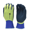 Men's XLarge Blue Solid Color Waterproof Gardening Gloves, (6 Pairs)