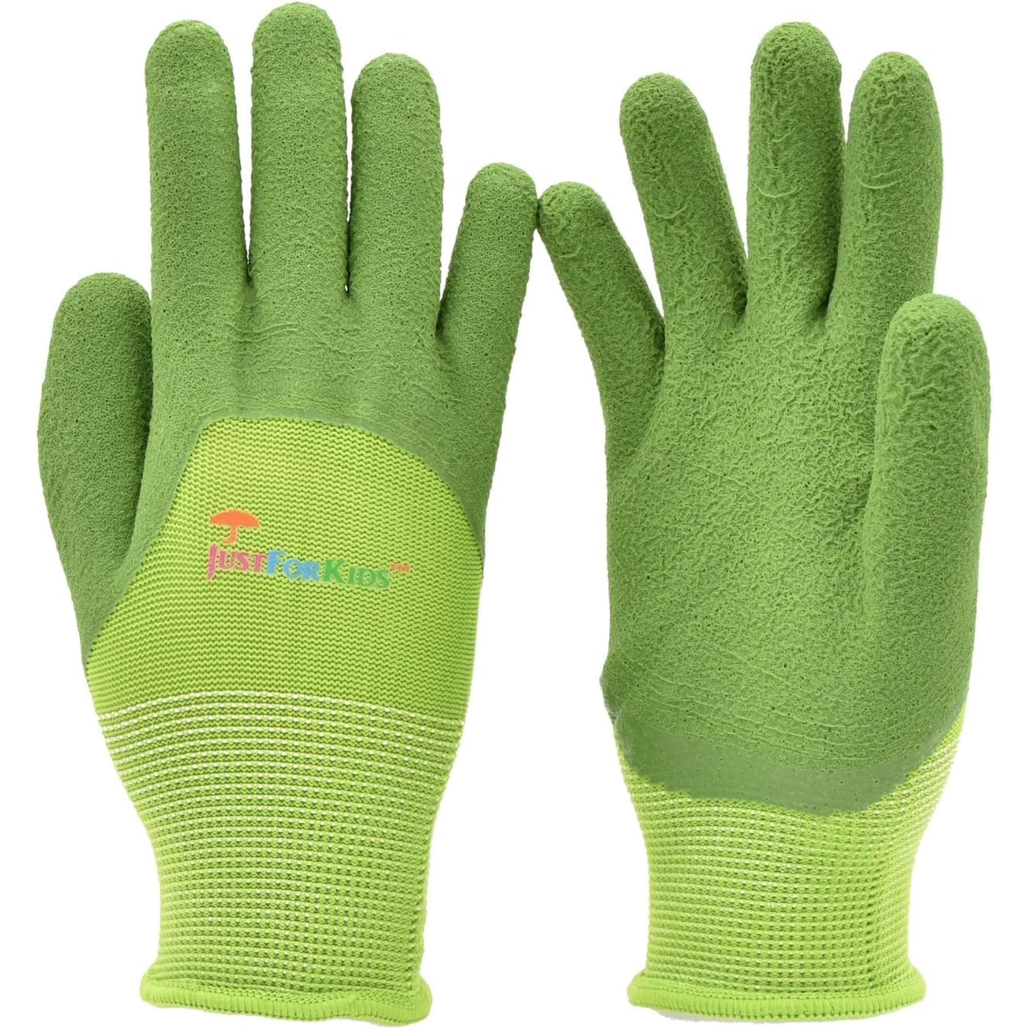 G&F Micro Foam Texture Coated Kids Garden Gloves, Pink, 1 Pair