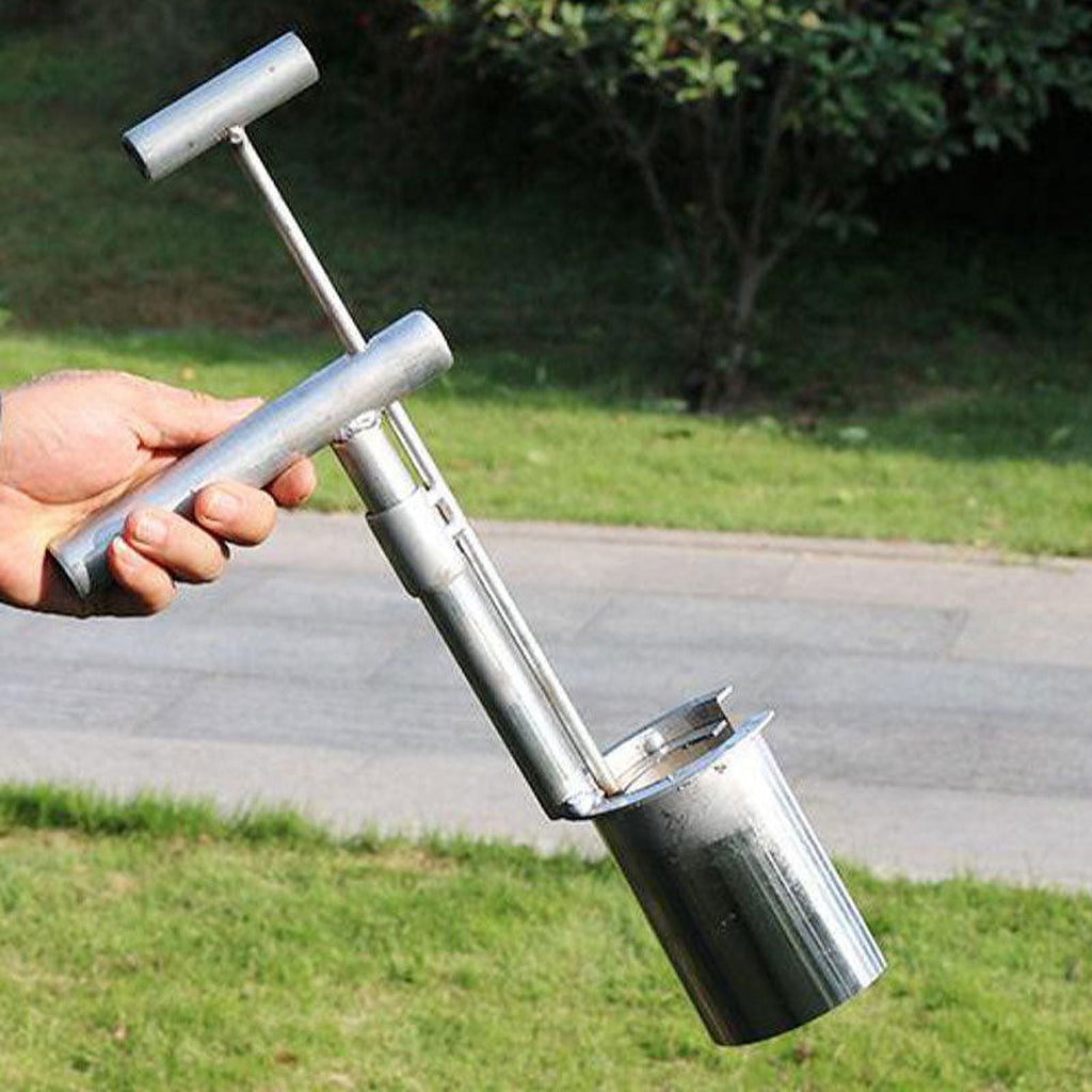 Garden Barrel Transplanter, 2025 New Plant and Fruit Tree Seedling Transplanter, Stainless Steel Fruit Tree Transplan...