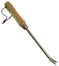 Eco Dandelion Weeder Tool w/ Ergonomic Wood Handle - 100% Recycled Stainless Steel - Rust Resistant - FSC Certified W...