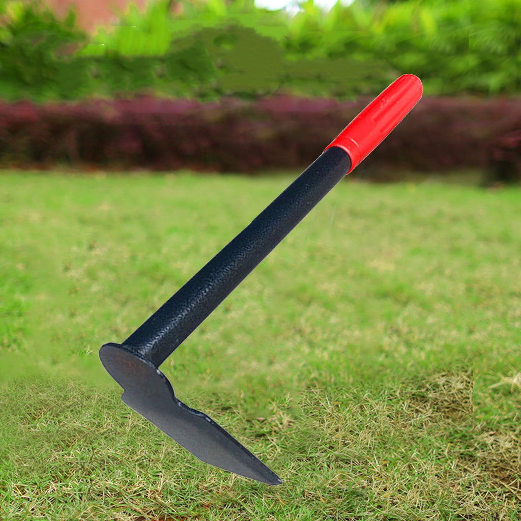 Garden Hoe Tool Set with Non-Slip Handle, Heavy Duty Steel Gardening Hand Tools for Men Women, Rust Proof Durable Dig...