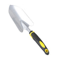 Garden Large Shovel Hand Trowel with Yellow and Black Handle for Outdoor Planting Digging and Soil Loosening Heavy Duty Steel Gardening Tool