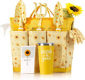 Set with Sunflower Print, Heavy Duty ing Hand s with Bag,ing Gifts for Women&Men,Yellow