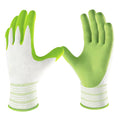 Gardening Gloves for Women Ladies, Breathable Rubber Coated for Yard Garden Work, Outdoor Indoor Protective Gloves with Non-Slip Grip, Mediu