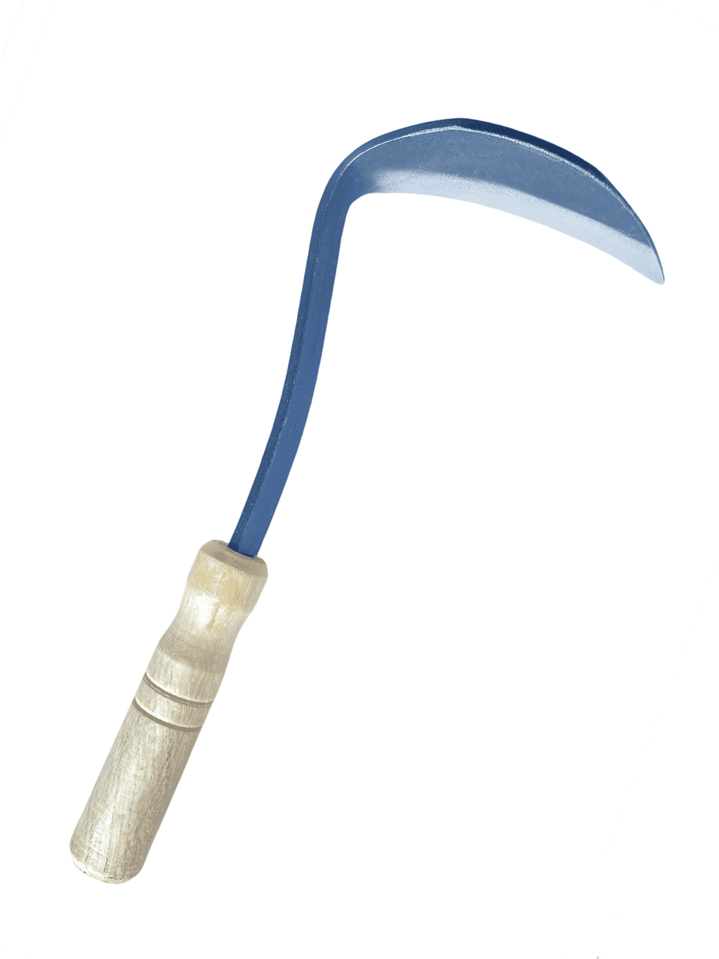 Gardening Hand Tools, Garden Hoe for Weeding, Japanese Weeding Sickle, Left Hand Scythe Tool for Grass Cutting