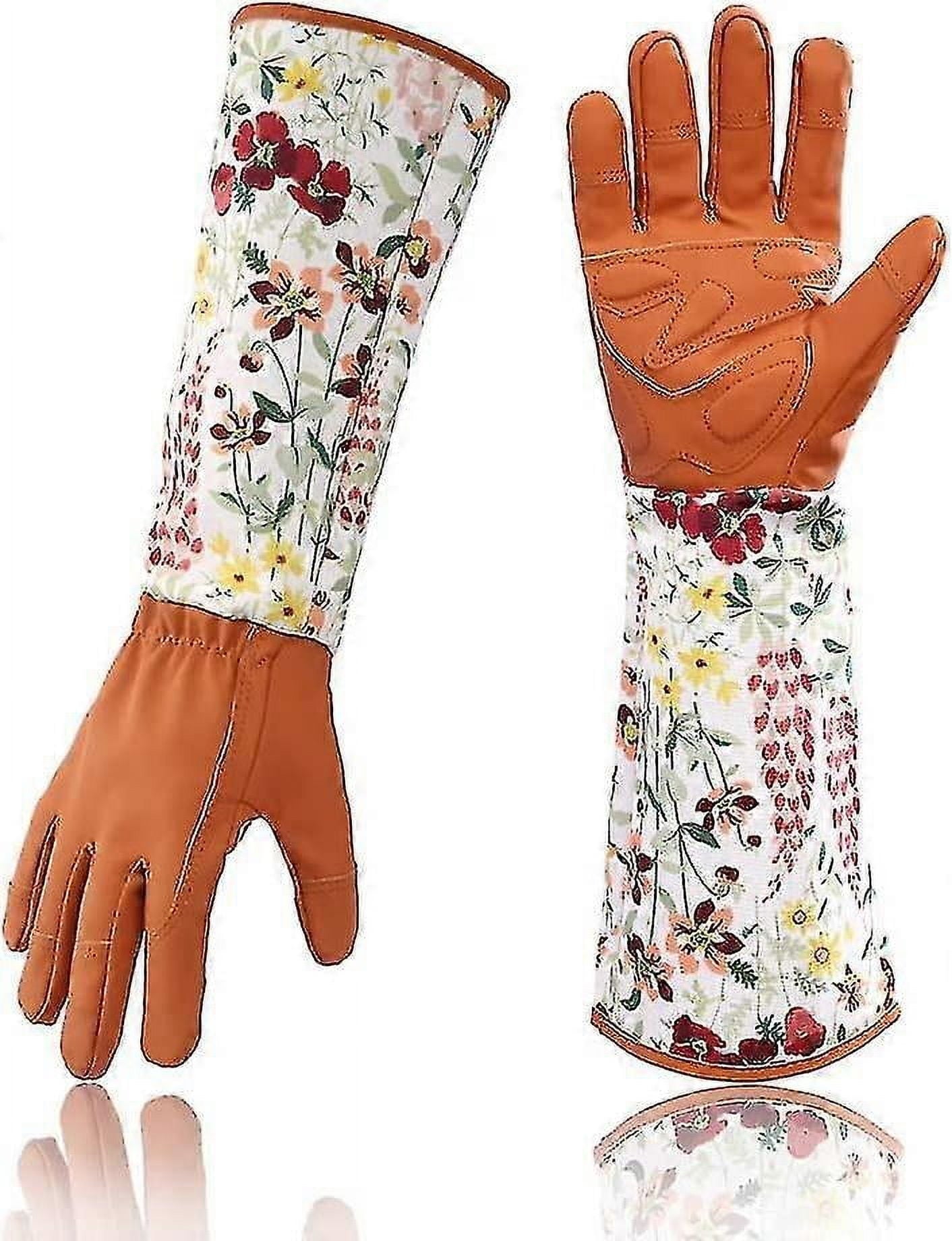 Gloves Women Extended Pro Gloves Pruning Garden For Mother And Grandmother Gifts (red)