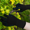 Gardening Weeding Working Gloves, Rubber Garden Glove for Women Horticultural Gloves Size M TPE Labor Protection Gloves Planting Flower Gard