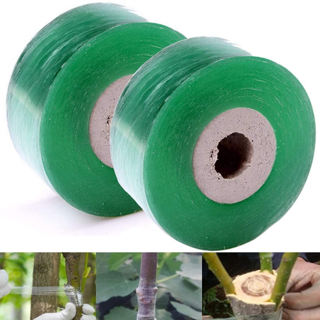 Grafting Tape under $5! Grafting Tape for Trees, Self Adhesive Plant Binding Band, Stretchable Pruning Wrap for Fruit...