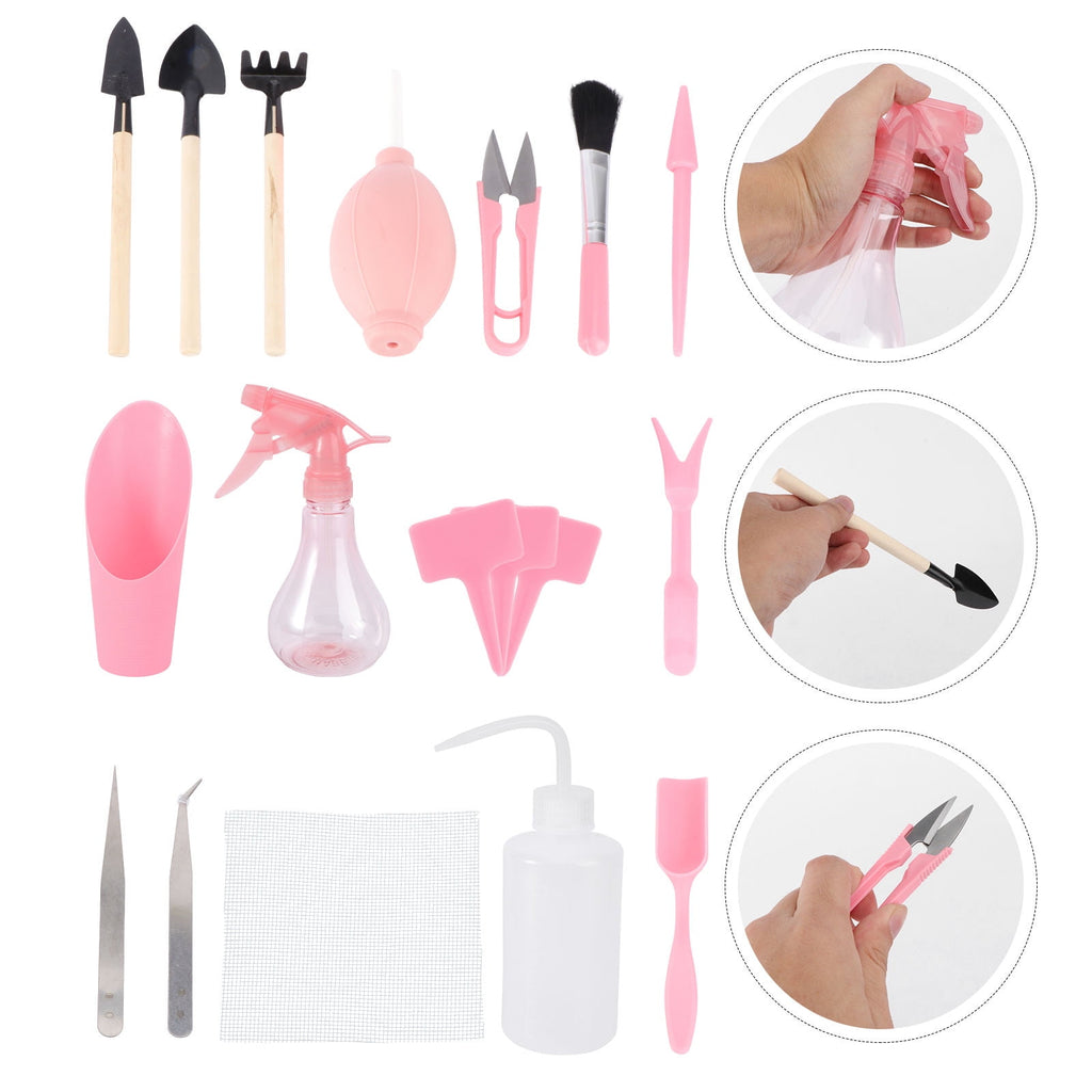 1 Set of Succulent Planting Tools Set Mini Flowers Transplanting Tools Kit