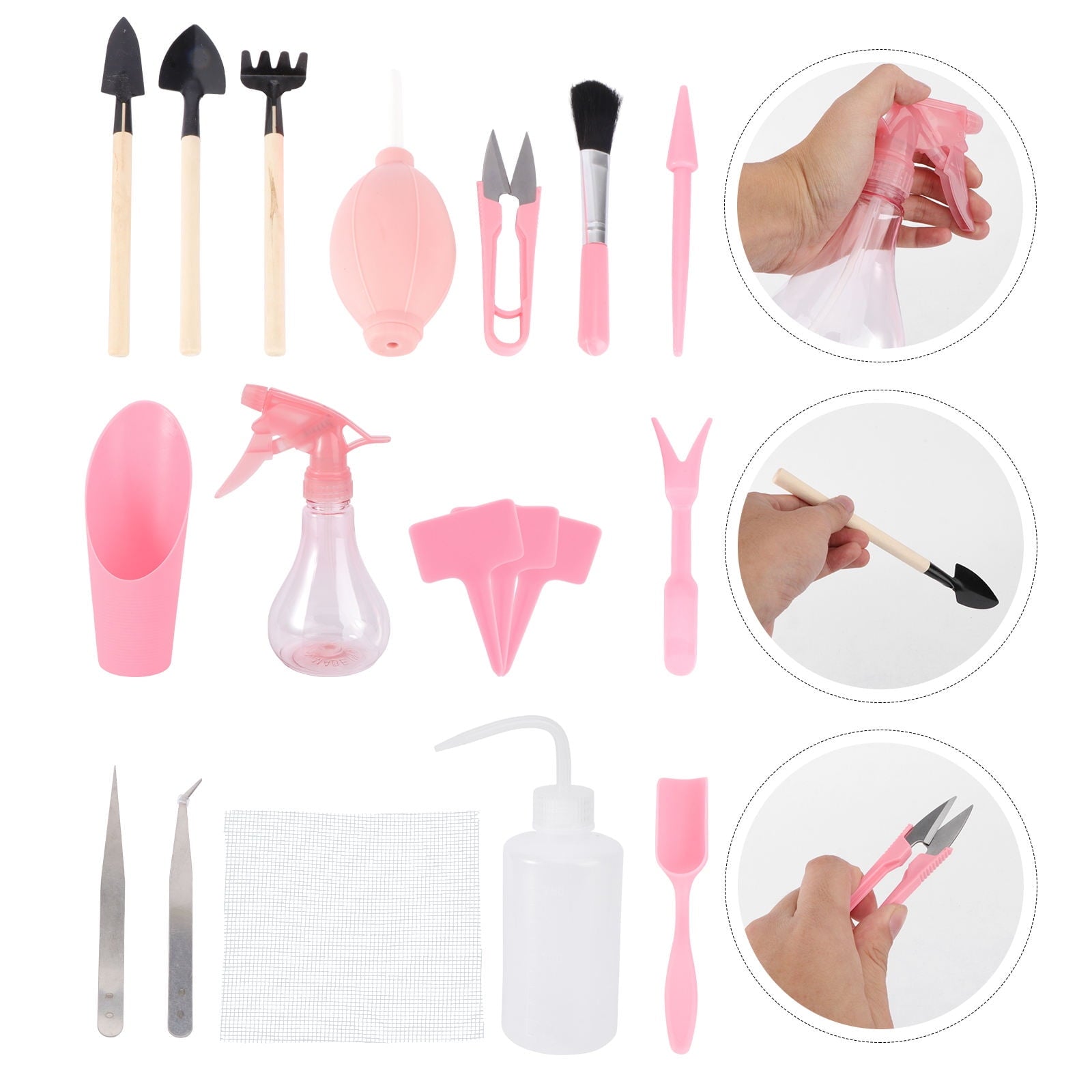 1 Set of Succulent Planting Tools Set Mini Flowers Transplanting Tools Kit