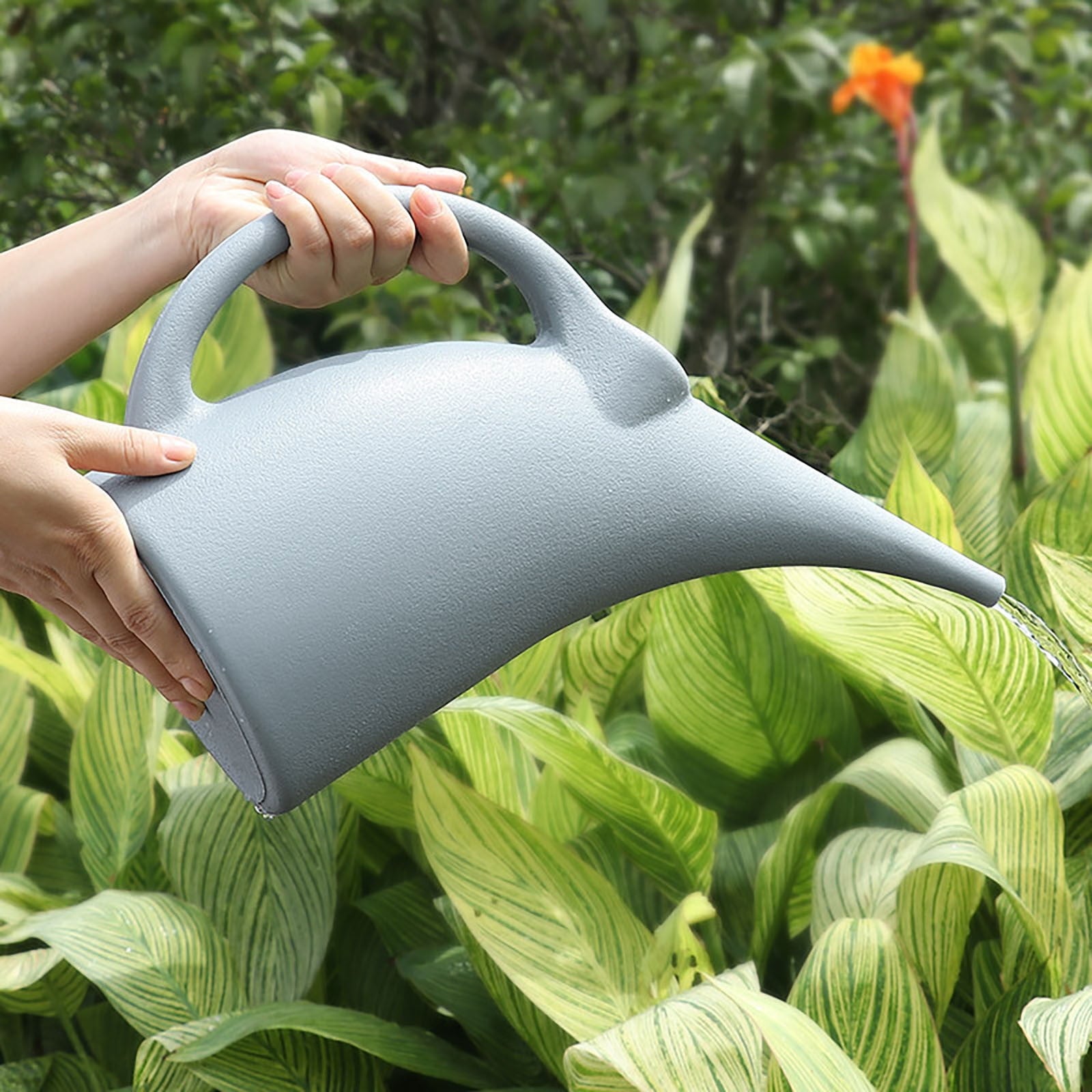 Ke1Clo Watering Can under $5! Plastic Long Spout Kettle for Garden Plants and Household Use with Large Capacity and Comfortable Grip