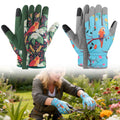 2pairs Leather Gardening Gloves for Women Men, Thorn-Proof Working Gloves for Weeding, Digging, Planting, Raking and ...