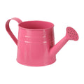 Loetky 4L Galvanized Metal Watering Can for Outdoor Garden Plants, Pink Large Capacity Watering Pot with Long Spout & Ergonomic Handle