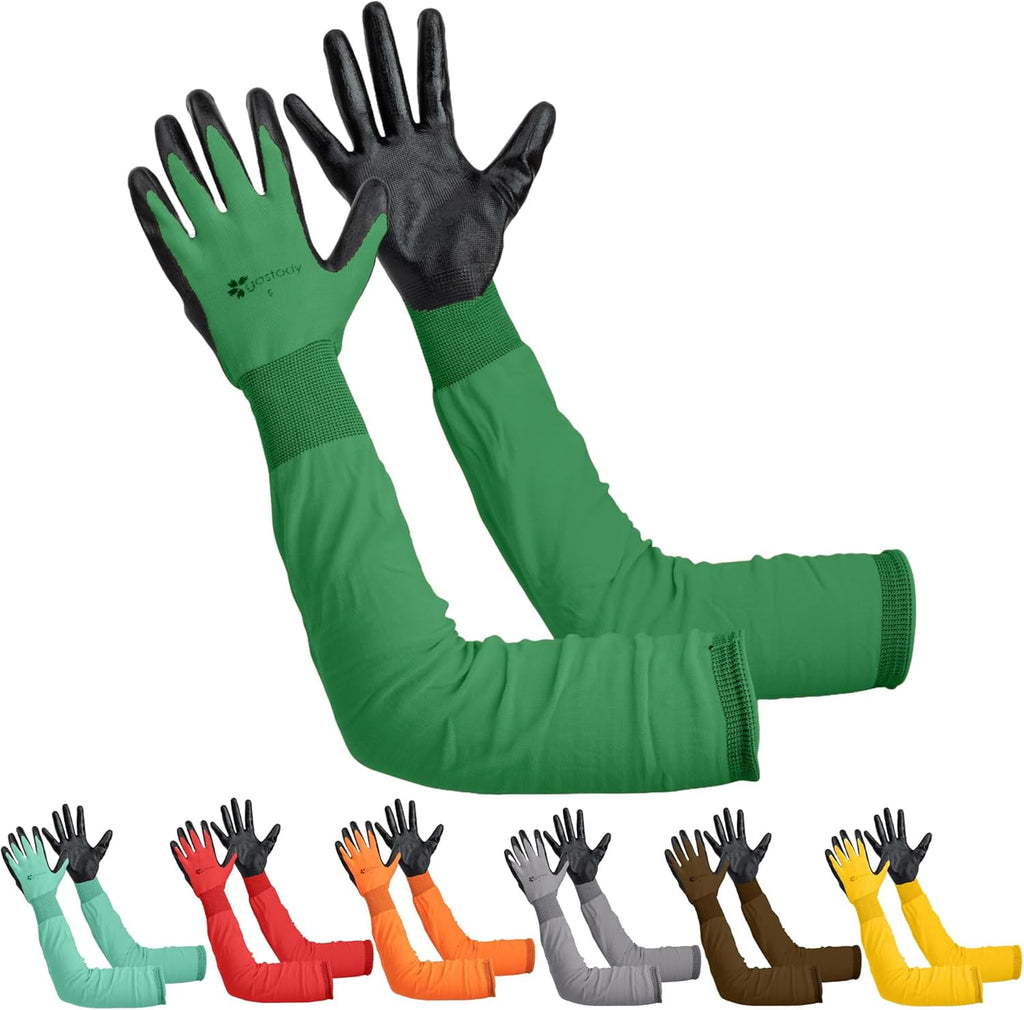 Gloves Women and Men - Cuff Garden Gloves, Multipurpose Heavy Duty Outdoor Indoor
