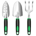3 Pieces Garden Tool Set, Heavy Duty Gardening Tools Kit with Plant Gro, Gardening Gifts for Women and Men,No-Rust,No...