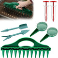 Seed Planter Tool, Seed Spreader, Hand Held Garden Plant Seeds Planter, Adjustable Hand Sowing Seeder, Set of 7