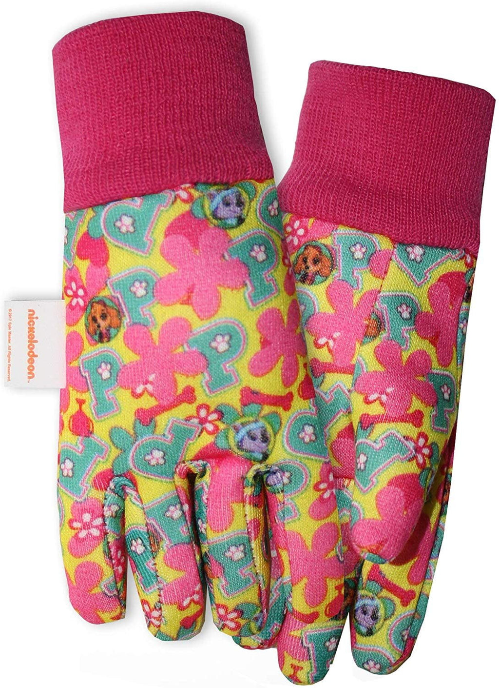 Paw Patrol Girls Jersey Garden Toddler Gloves, Multicolor