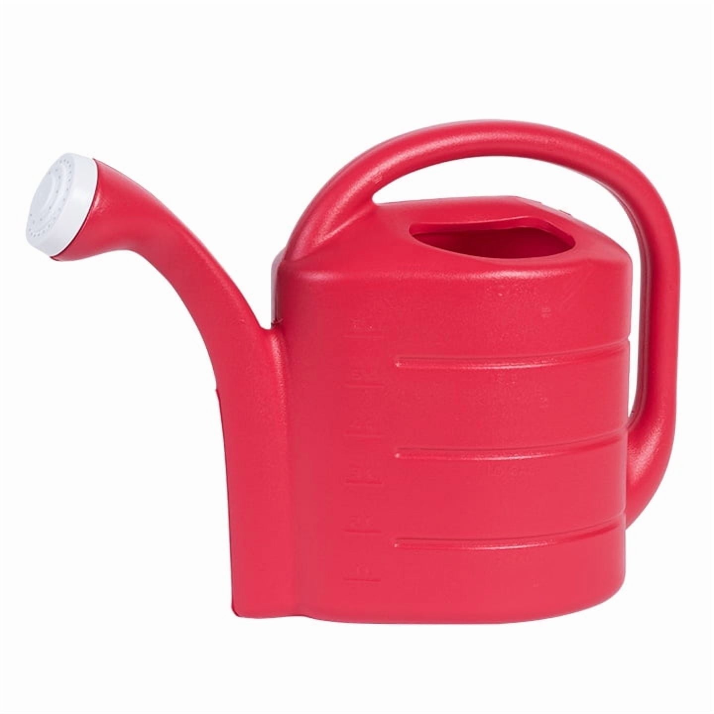 Vessel 2 Gallon Red Durable Plastic Garden Watering Can