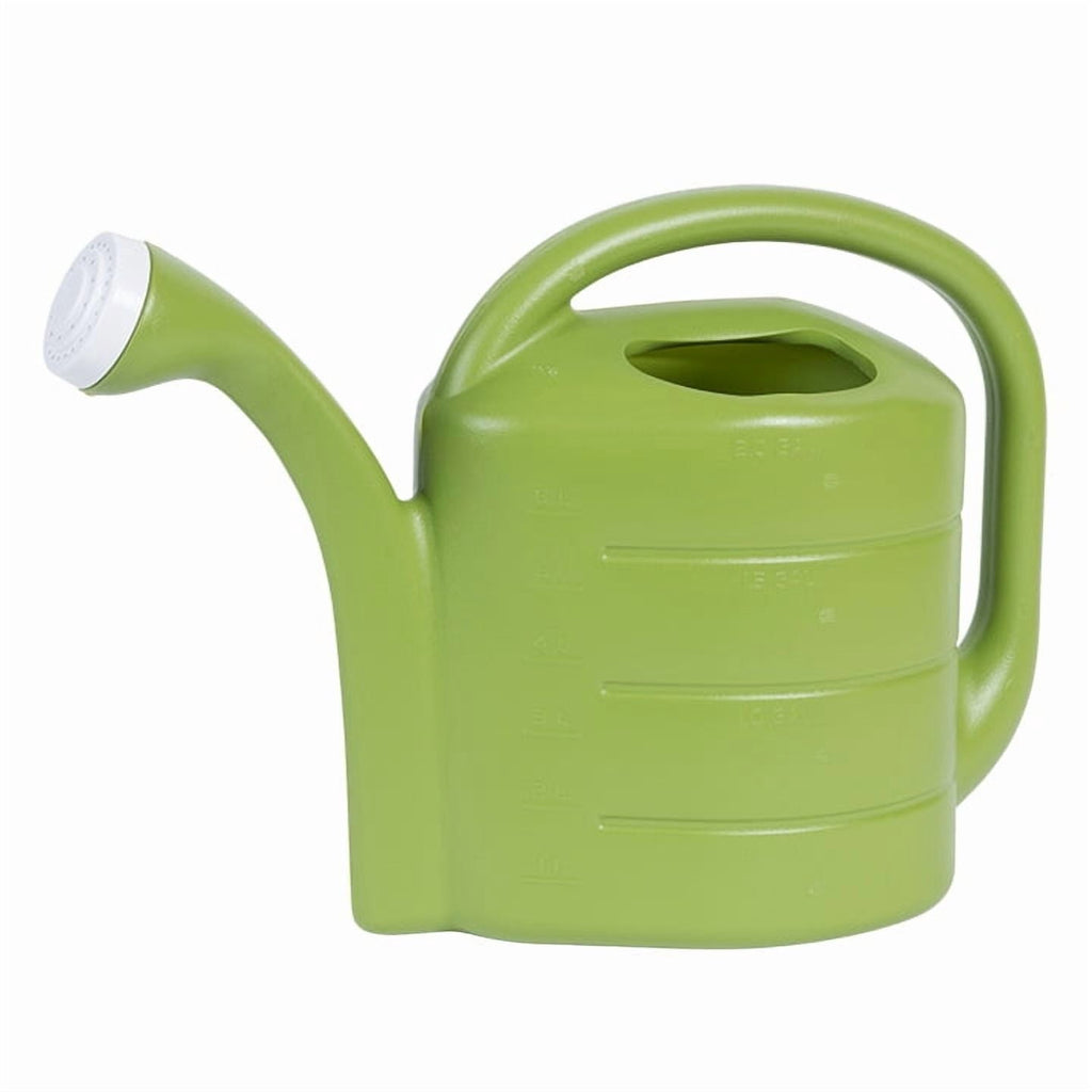 2-Gallon Green Watering Can with Removable Nozzle