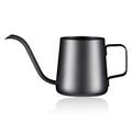 12oz/350ml Watering Can Indoor Plants, Stainless Steel Plant Watering Can with Long Spout (Black)