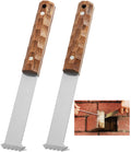 Paver Removal Tool PRO, 2 Pack Paver Puller & Lifter Tool Heat-Treated Hardened Steel & Solid Wood Handle, Paver Extr...