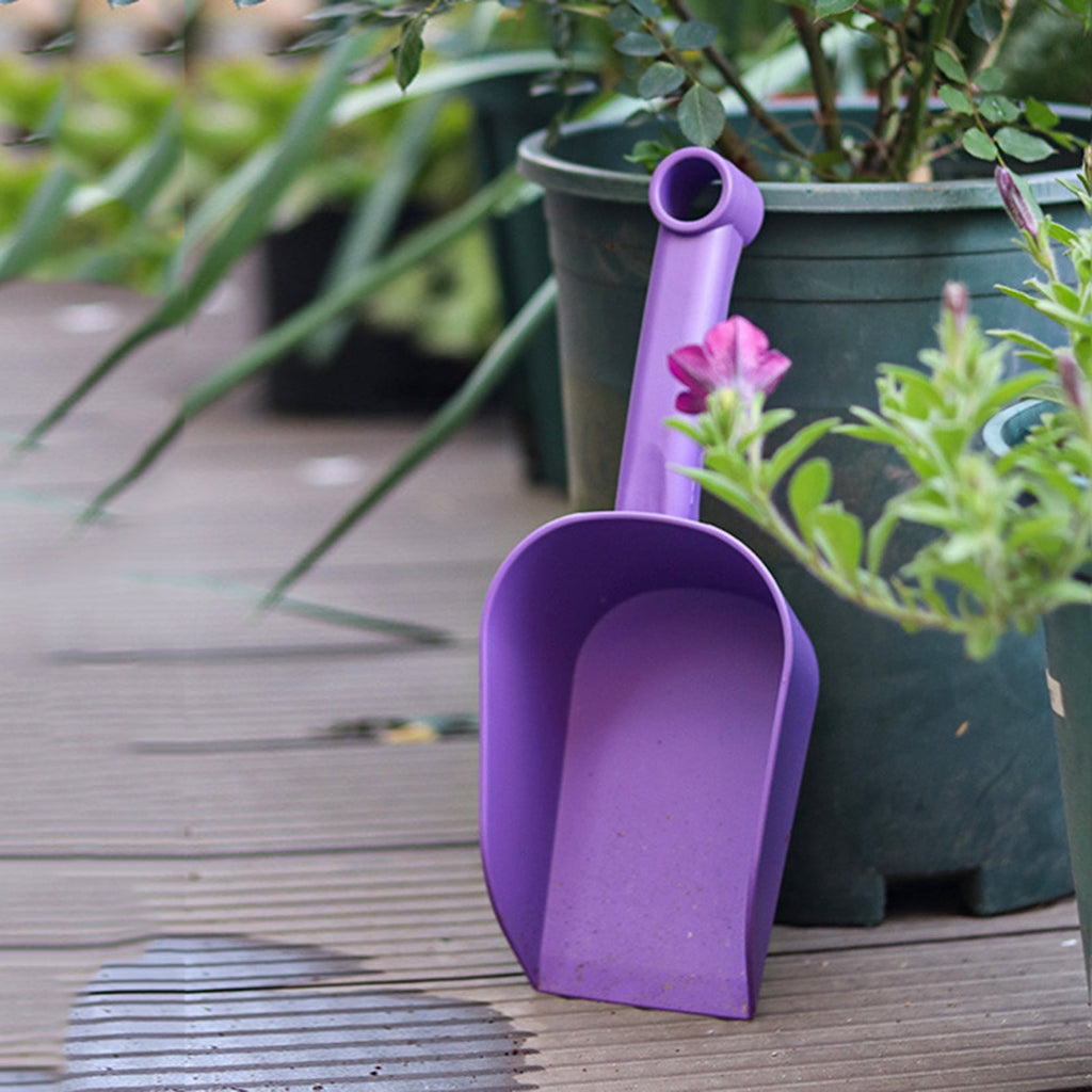 Plastic Garden Shovel - 9-Inch Hand Trowel with Measuring Marks, Ergonomic Anti-Slip Handle, Multi-Purpose Gardening ...