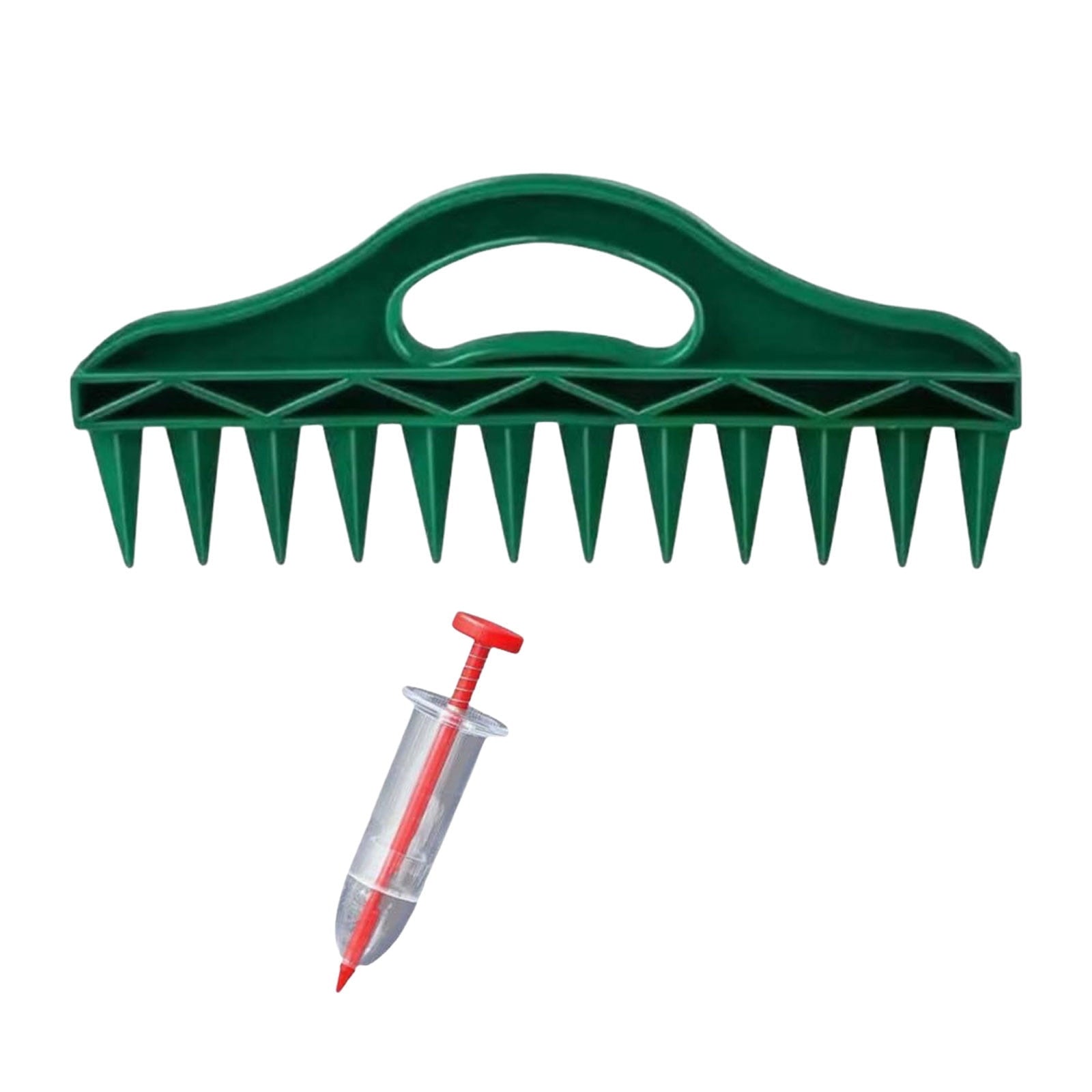 Professional Garden Dibber, Effortless Seed Planting Tool, Seed Slotter Tool Seed Spacers Planting Tool, Planting Gri...