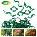 Rongsi 150 Pcs plant clips,Plastic Clips for Securing Plants,Tomato Vine Clips,Plant Fixing Clips,Garden Clips for Climbing Plants,Grape and