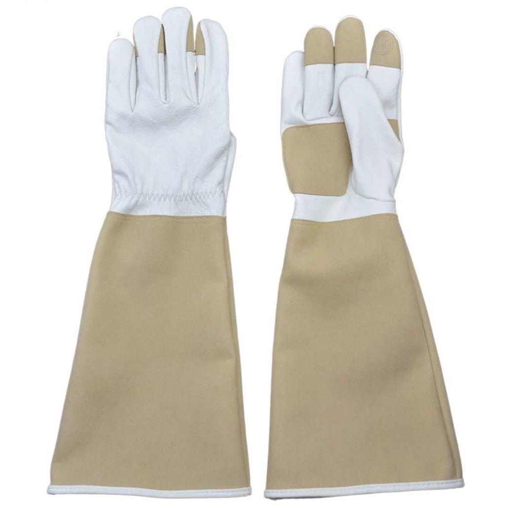 Rose Pruning Gloves for Men & Women, Long Thorn Proof Gardening Gloves, Breathable Pigskin Leather Gauntlet, Best Gar...